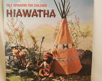 Hiawatha, Record, Coleccionables, Álbumes infantiles, Vintage Records, Record Collection, The Spinners, Children's Records, música, Children's