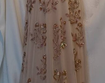 Wedding dress, party dress, Adriana Papell gown, gown, prom, special event gown, evening gown, new years eve, cocktail gown, designer gown