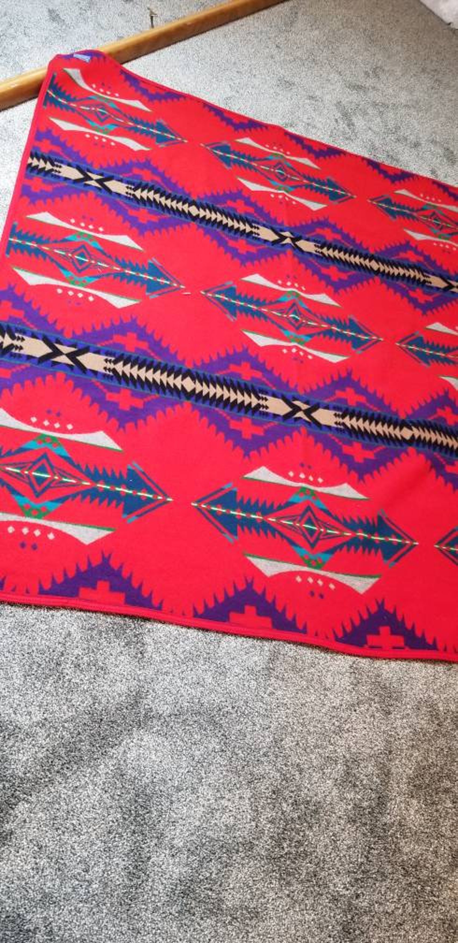 Beaver State Blankets Pendleton Woolen Mills Oregon Etsy