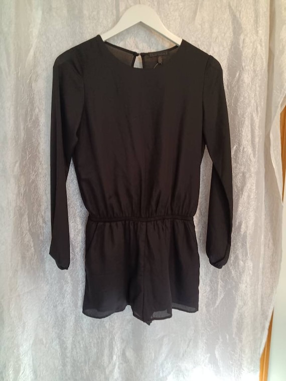 Romper, women's romper, junior romper, black rompe