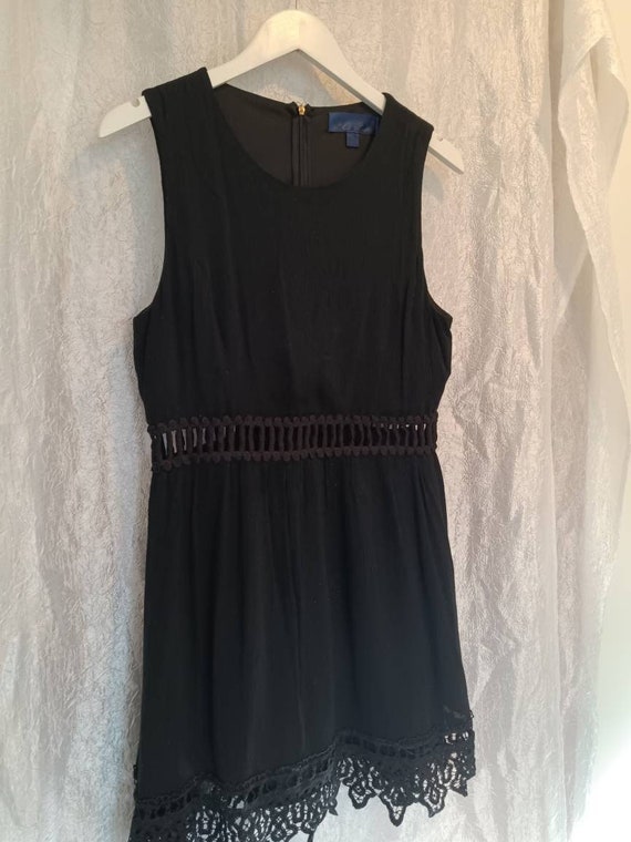 Dress, black dress, black evening dress, vintage … - image 1