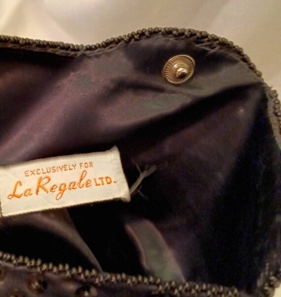 Clutch, vintage clutch, bag, evening bag, designer bag, vintage black bag, black evening bag, wedding accessories, junior accessories, women View 4