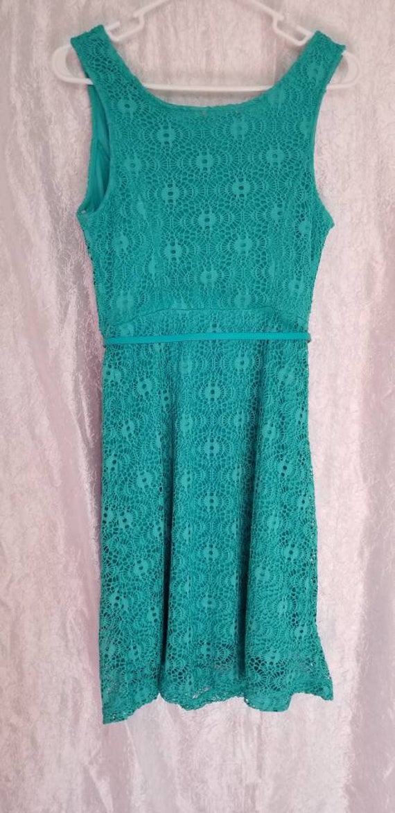 14TH Place Dress,  Size Small,  Dress , Teal Dres… - image 3