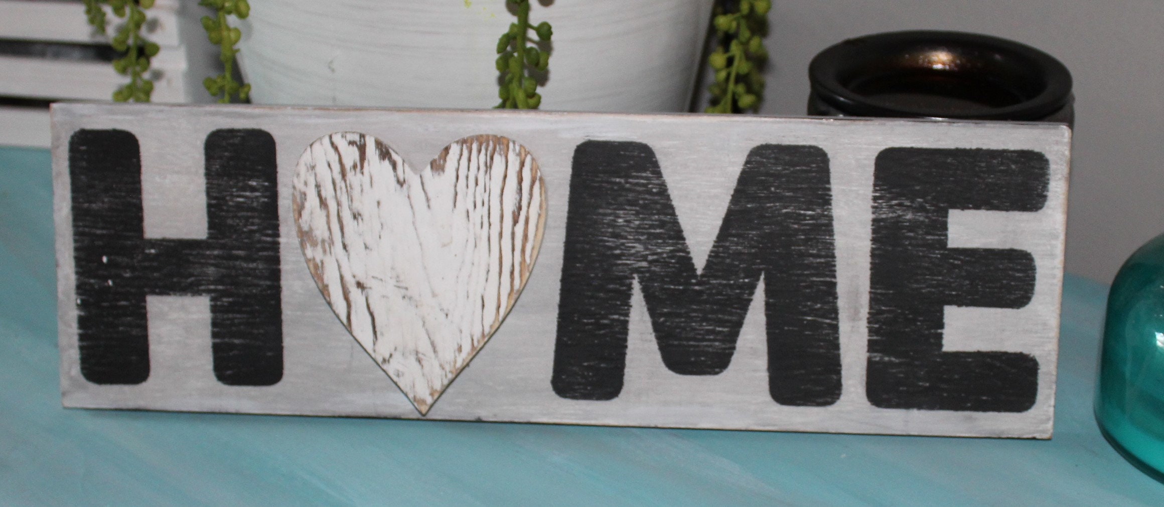 Decoración de la pared de madera del hogar | Etsy