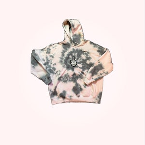 Skeleton Tie Dye Hoodie, Black and White S, M, L, XL,XXL