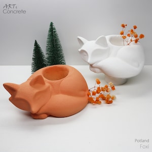 Fox-Shaped Planter - Cactus Planters - Indoor Planters - Cactus Pot - Succulent Pot