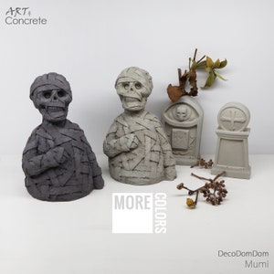 Halloween Decoration. Figur . Figure - Beton . Concrete - Home Deco - Stück . Piece 50HAFTA