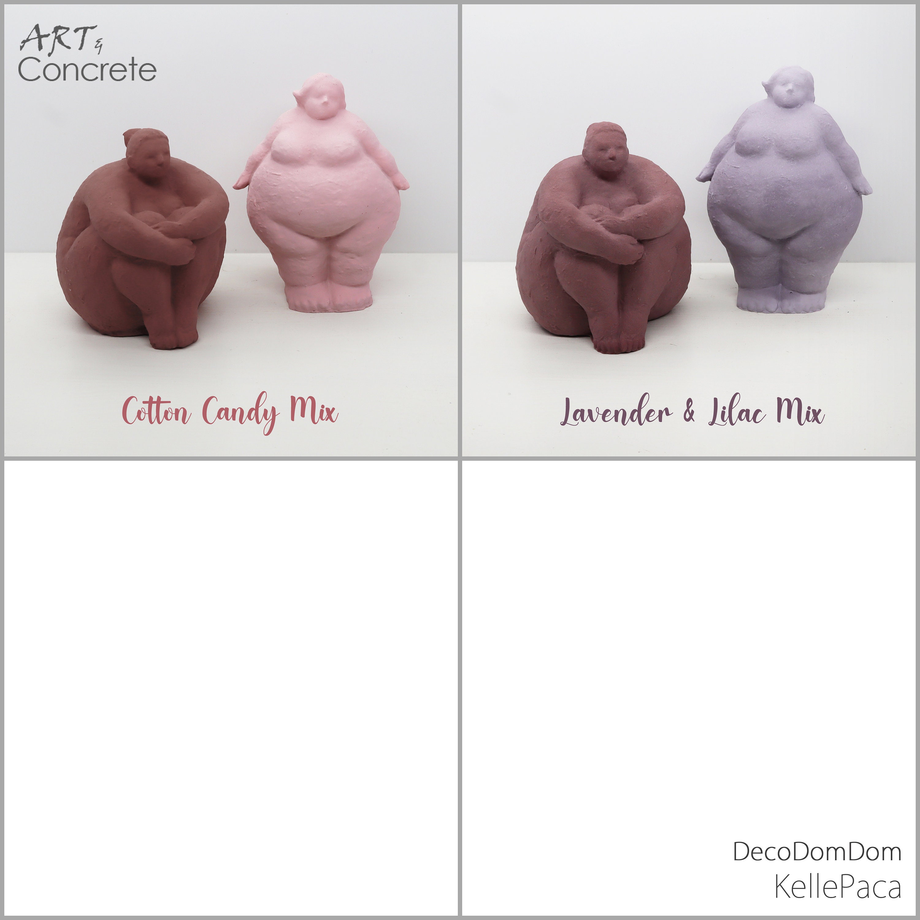 Nordic Fat Lady Sculpture Set - Figure SET - Raysin - Home Deco - Etsy