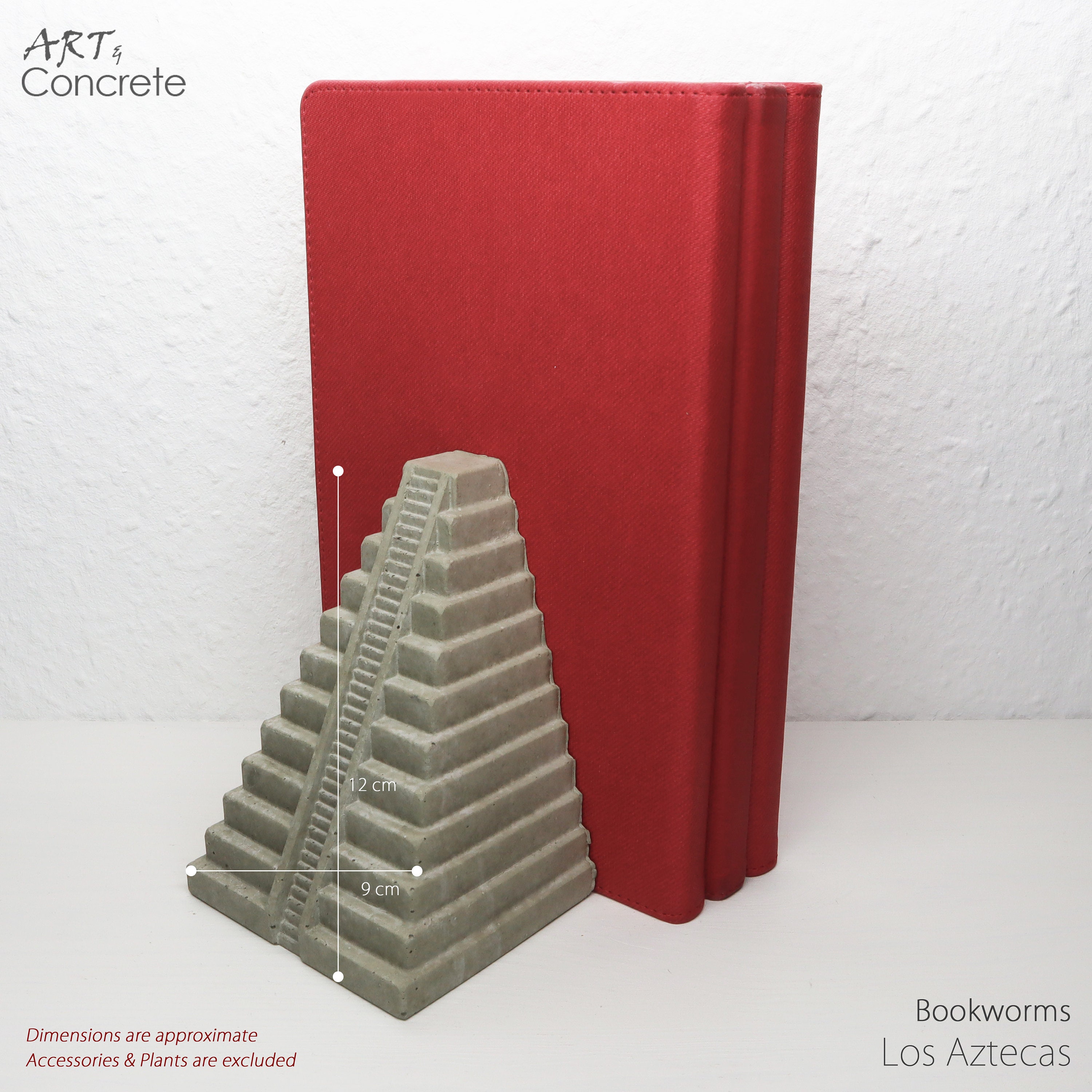 Buchstütze BuchEnde. Buchsend Beton. Beton Home Deco Etsy