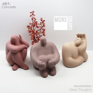 Ensemble de sculptures - Statue - Abstrait - Statue humaine