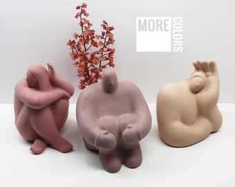 Sculpture Set - Statue - Abstract - Human statue