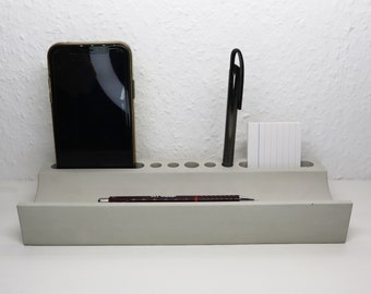 Office Organizer Decor - Desk Storage - Pen Phone Holder - Post it holder