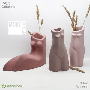 Jarrón con cuerpo femenino - Decoración nórdica - Jarrón escultural - Raysin