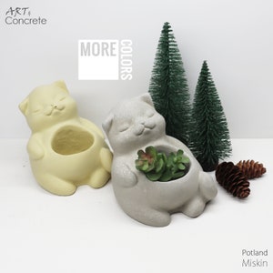 Succulent Pot - Cat Figure - Decoration  Figure - Candle Holder