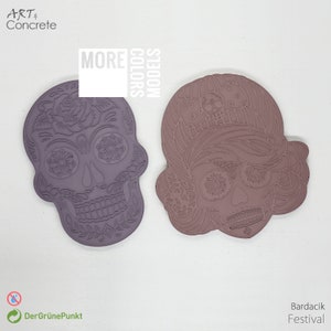 Skull coaster - Made of Raysin Coaster