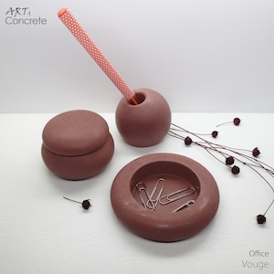 Office Organizer Set - Office Decor - Desk Storage - Pen Holder