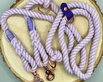 Design Your Own Cotton Rope Multifunctional Dog Leash