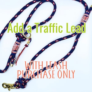 Traffic Lead Option For Any 10mm Luxy Rope Leash