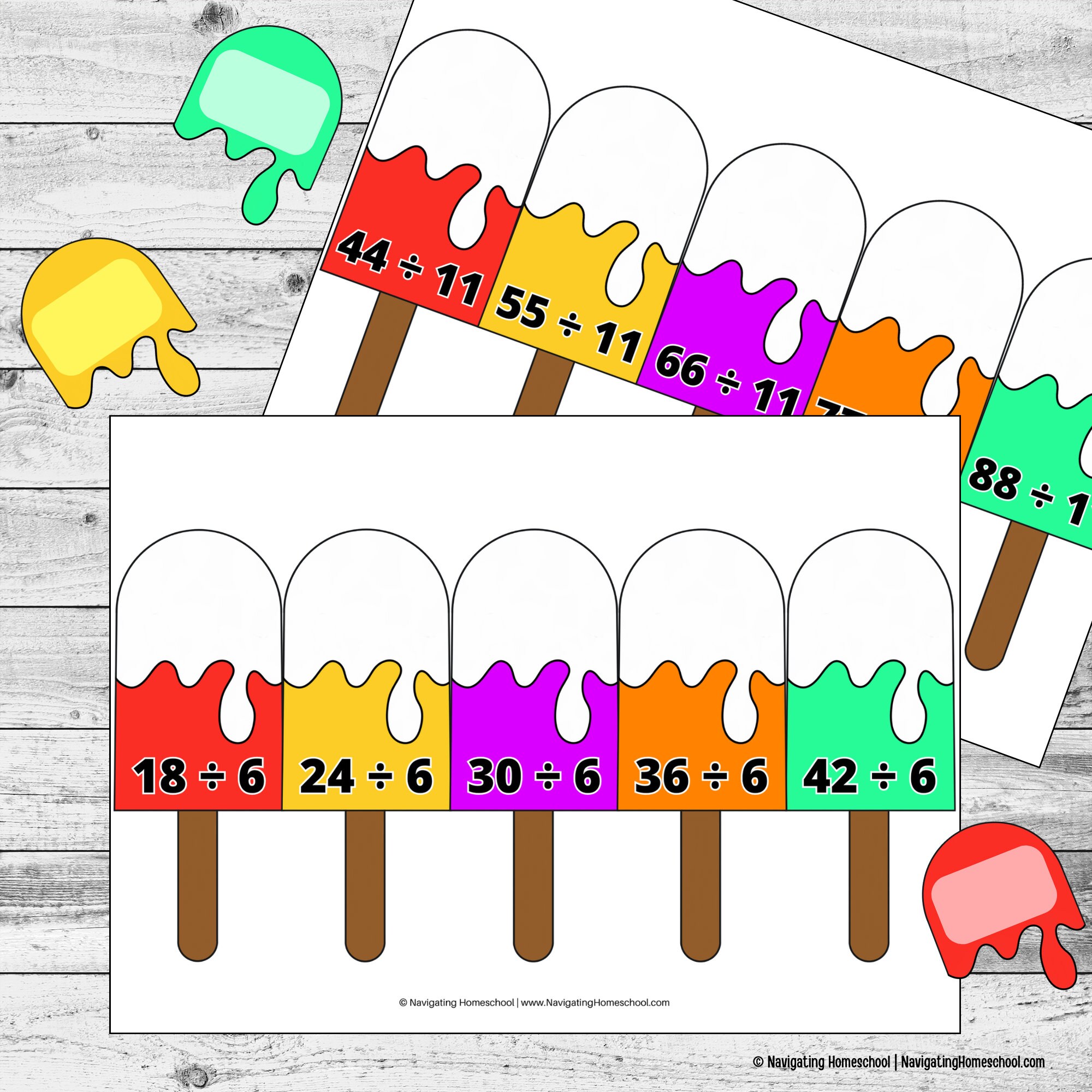 Multiplication Division Math Activity Practice Printable - 3rd Grade ...