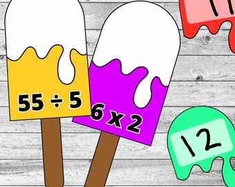 Multiplication Division Math Activity Practice Printable - 3rd Grade 4th Grade 5th Grade Homeschool