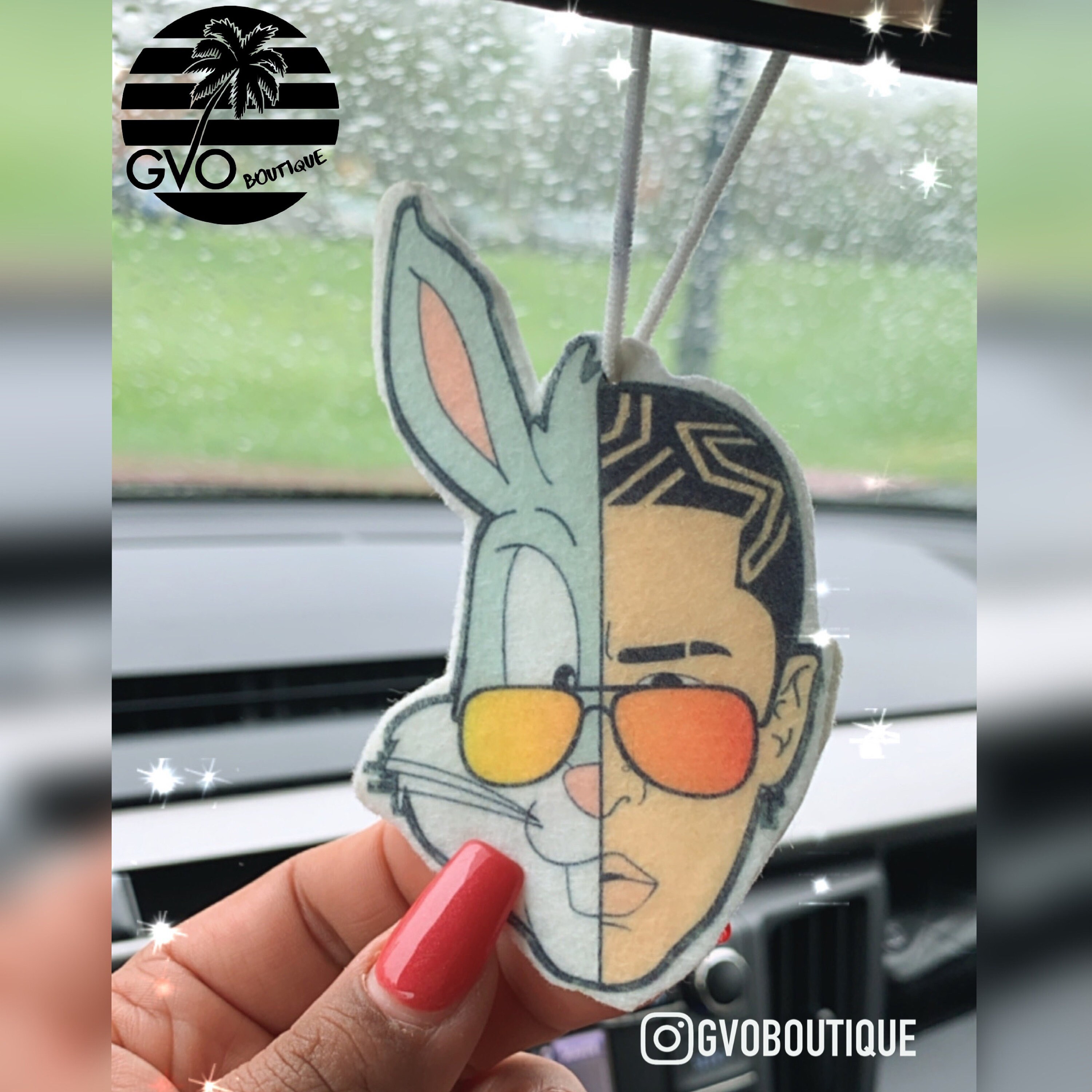 Bad Bunny car Air Fresheners Ambientador de carro Bad Etsy.de