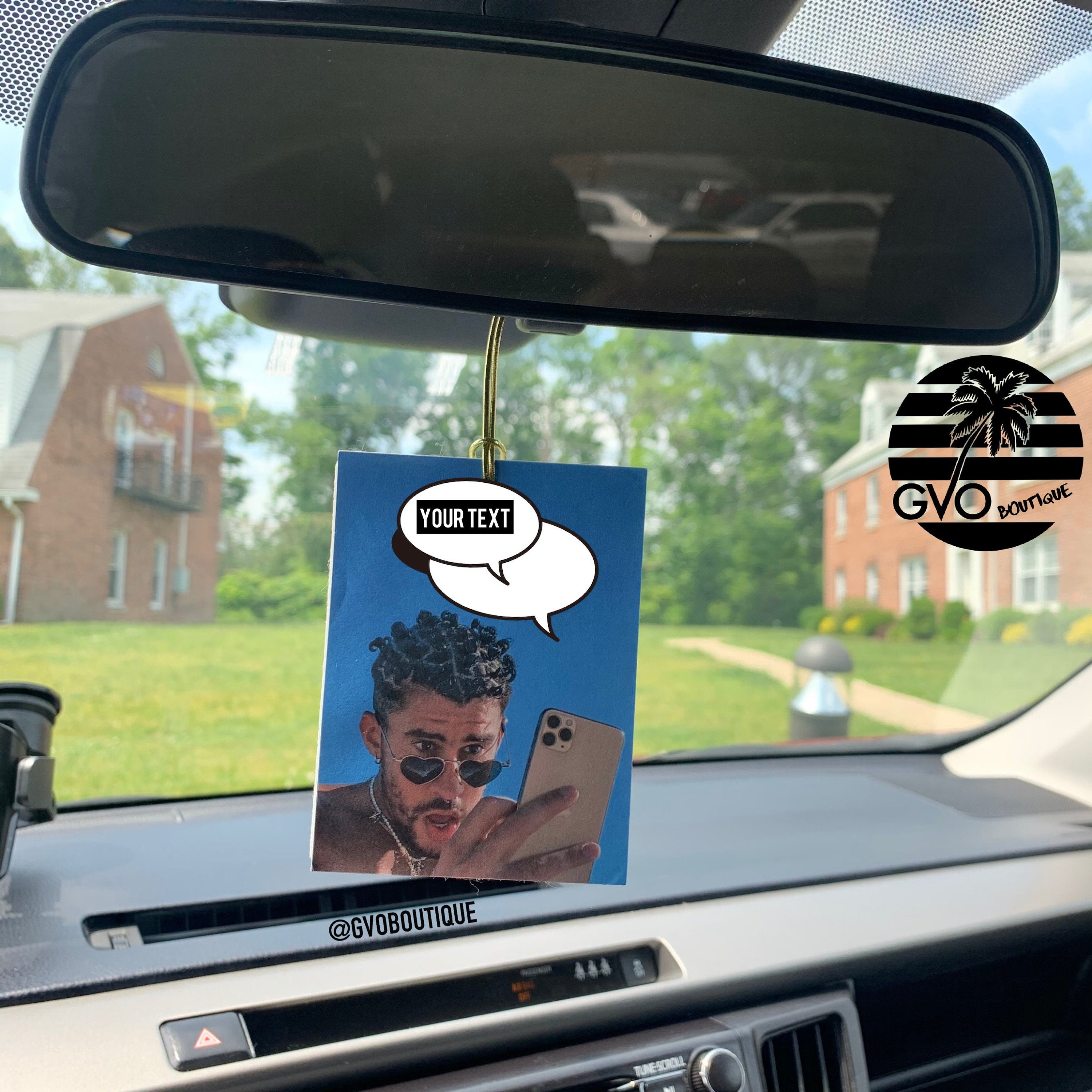 Bad Bunny Car Air Fresheners Ambientador De Carro Bad Etsy