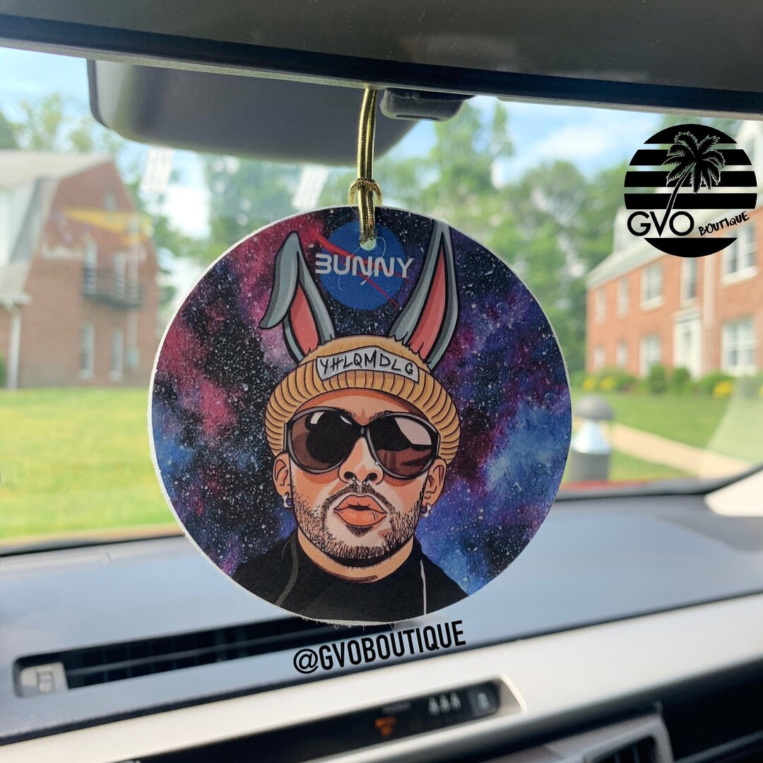 Bad Bunny Car Air Fresheners Ambientador De Carro Bad Etsy UK