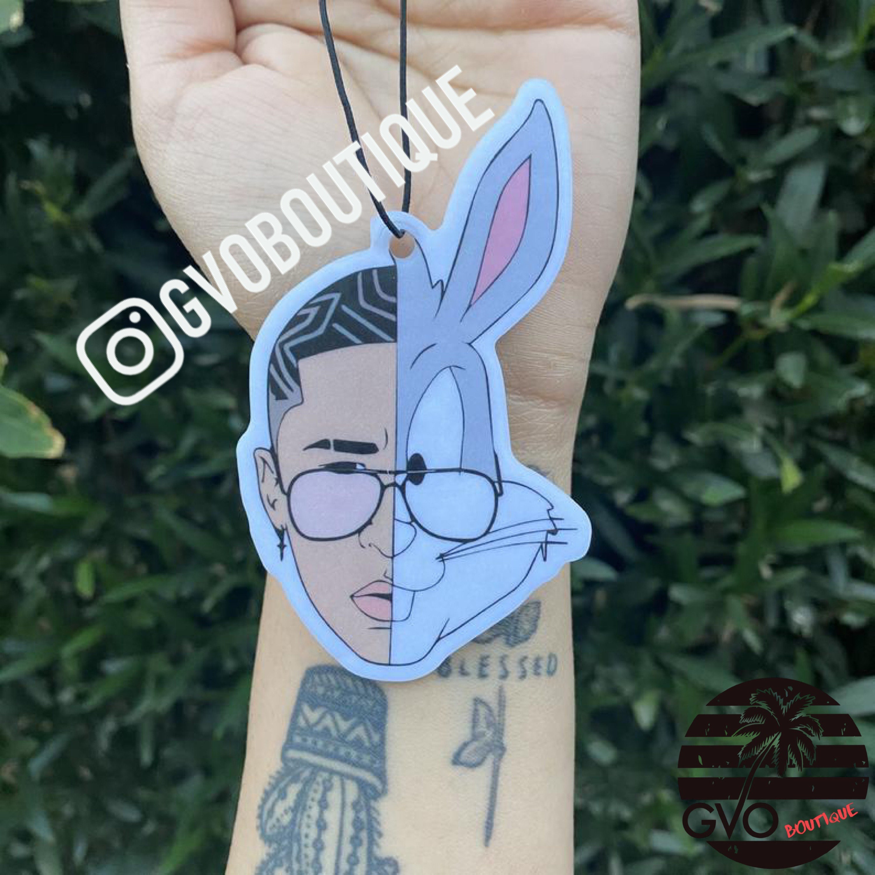 Bad Bunny car Air Fresheners Ambientador de carro Bad Etsy.de
