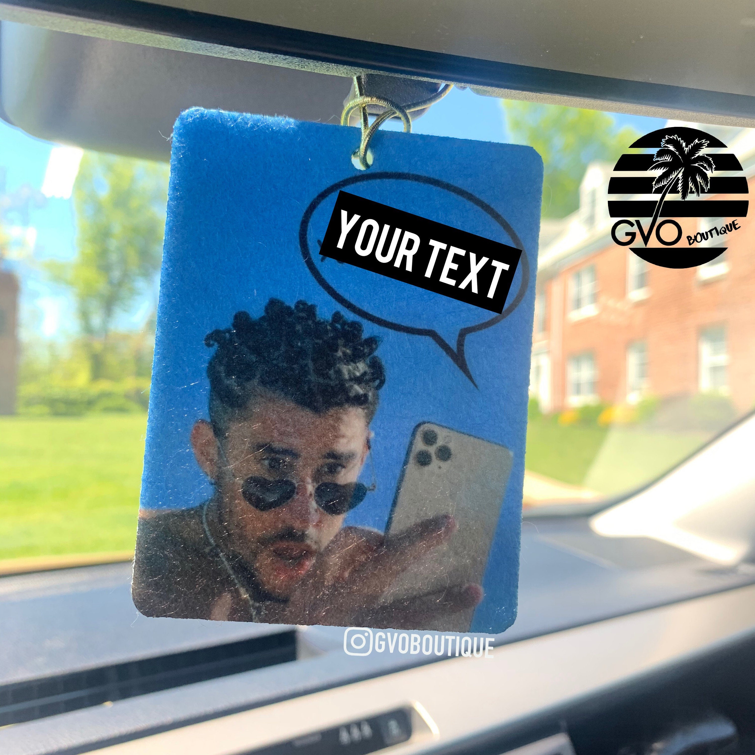 Bad Bunny Car Air Fresheners Ambientador De Carro Bad Etsy