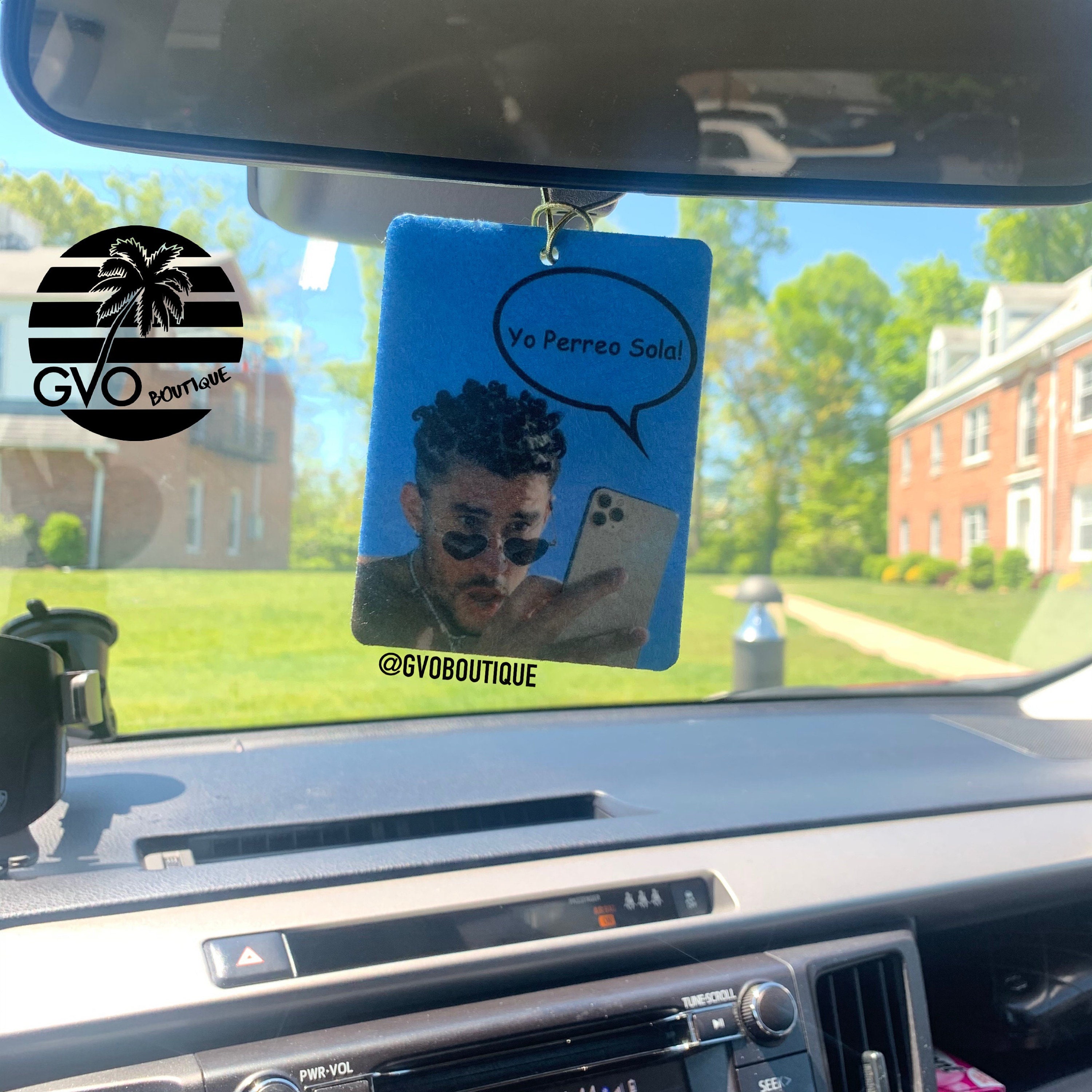 Bad Bunny Car Air Fresheners Ambientador De Carro Bad Etsy