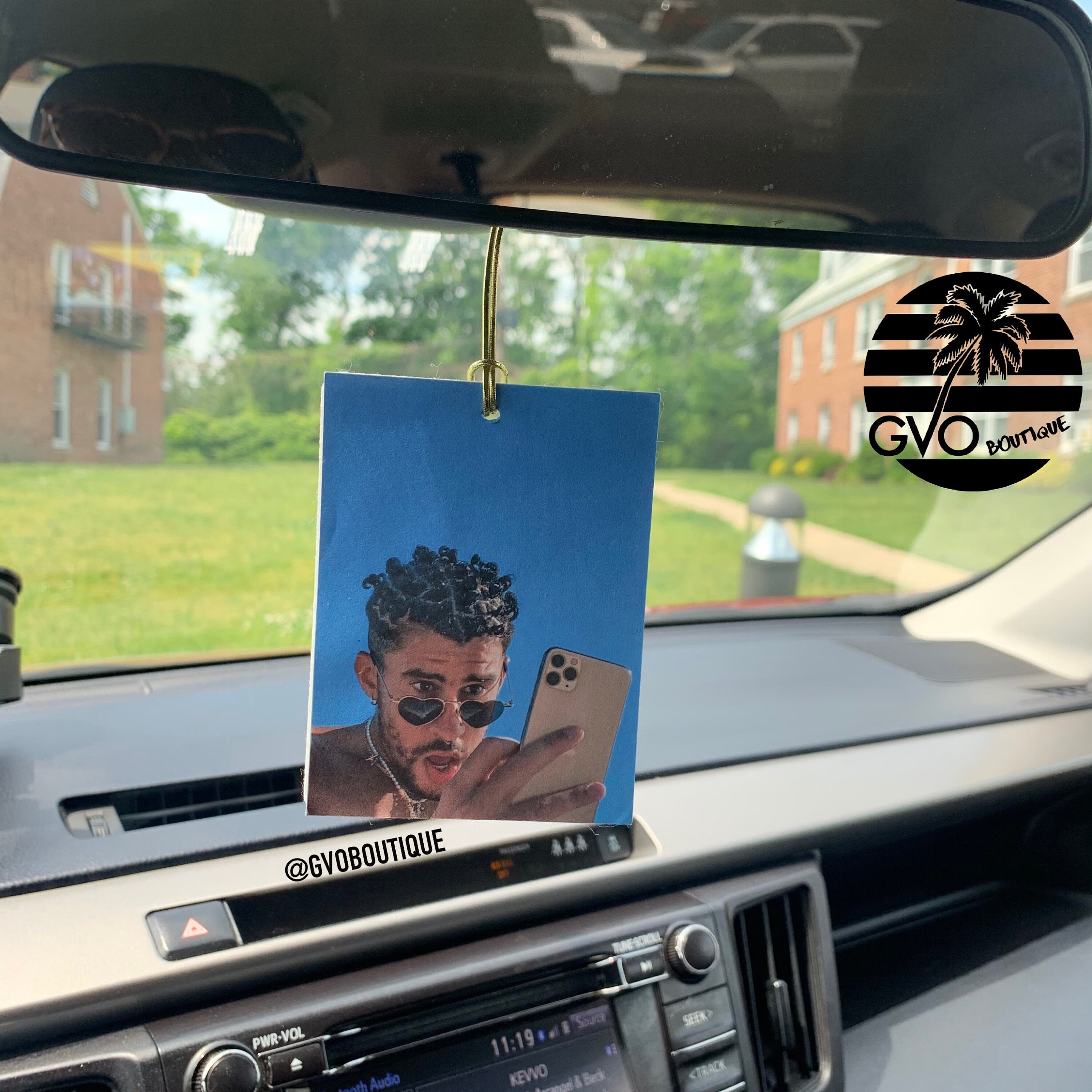 Bad Bunny Car Air Fresheners Ambientador De Carro Bad Etsy