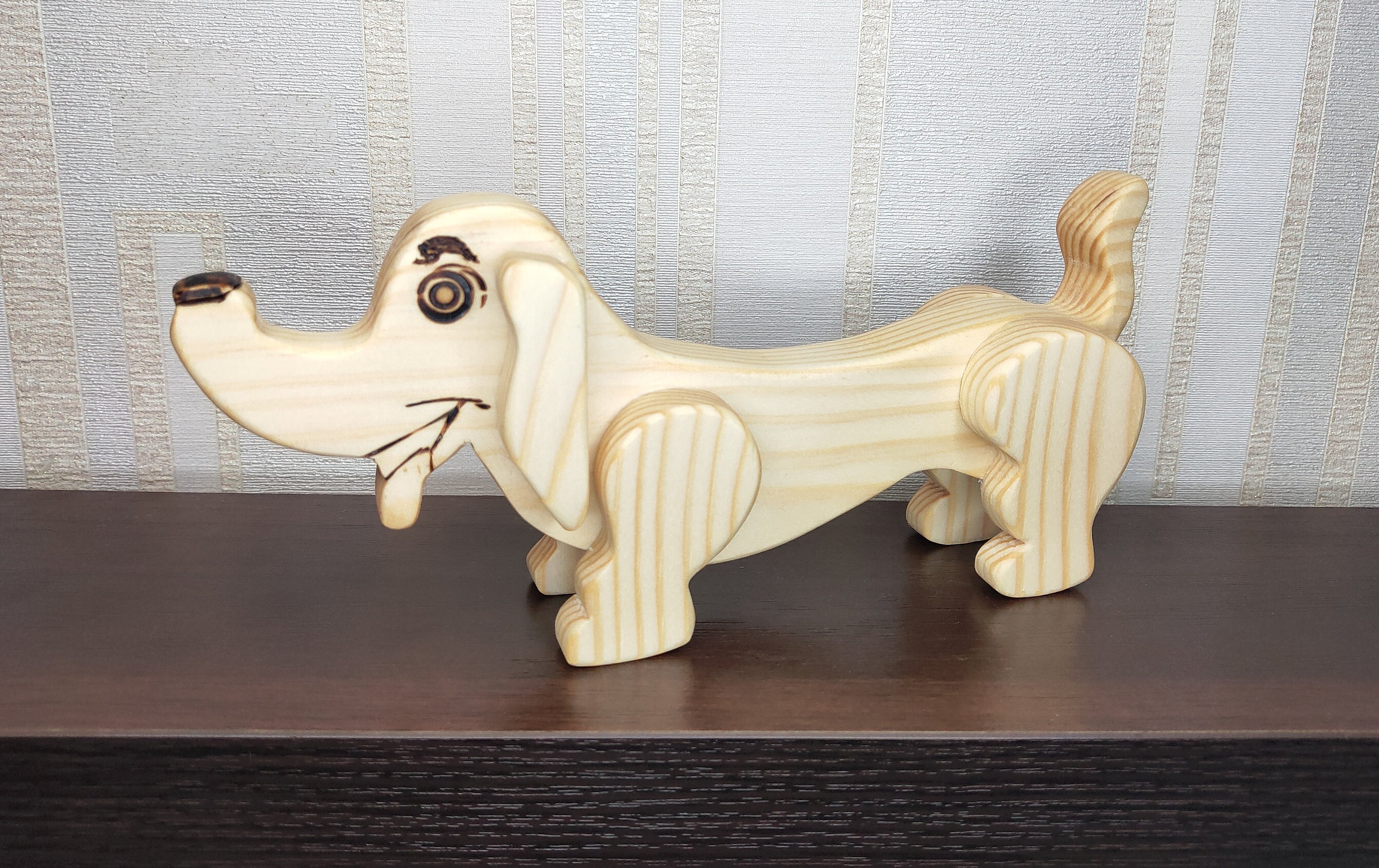 Hund Holzspielzeug personalisierte Dackel Spielzeug Etsy