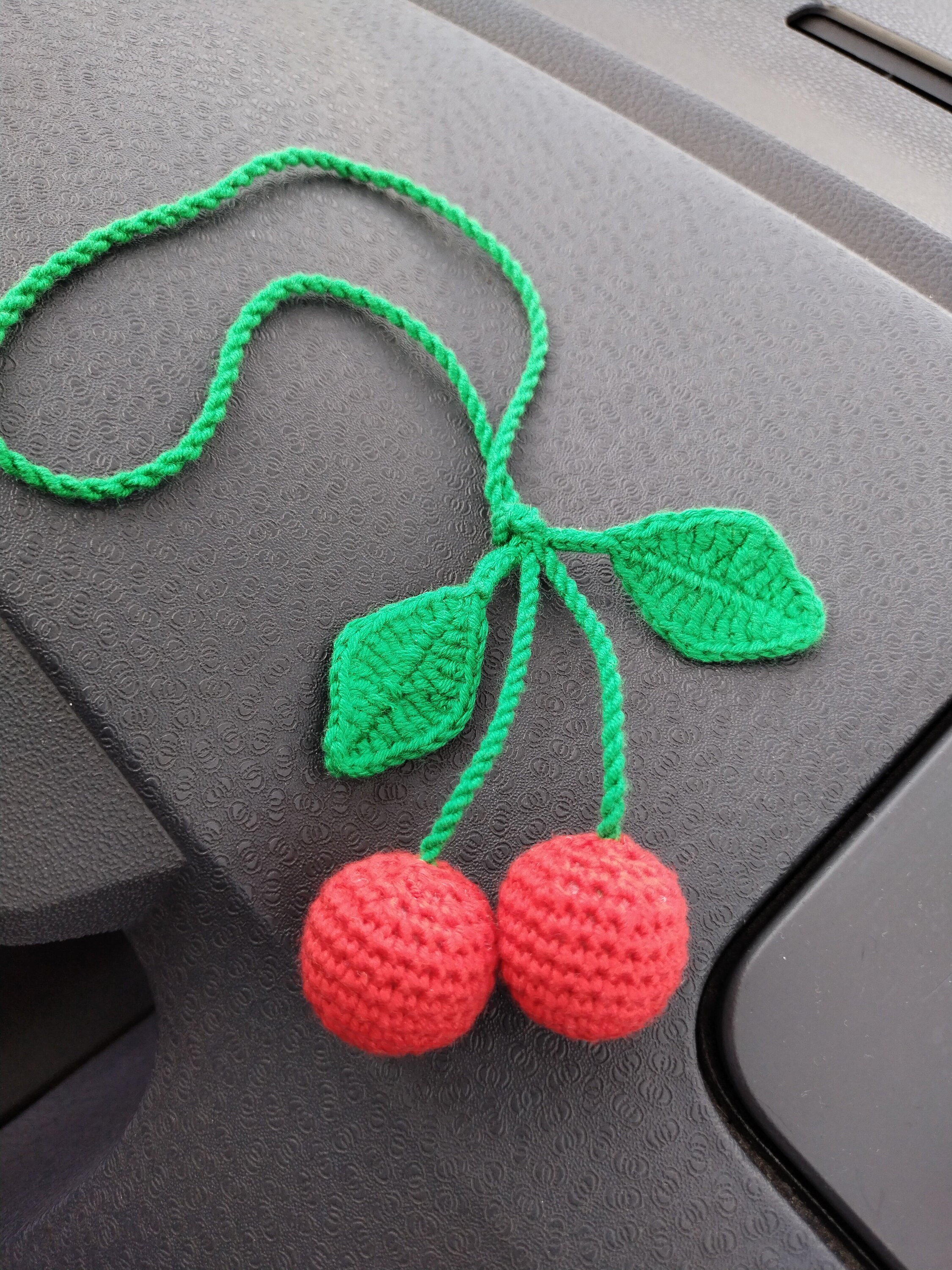 Car Hanging Accessories Red Cherries Rear View Mirror Accessories Pendant Car Interior Mirror Decoration Car Accessories Home Decor