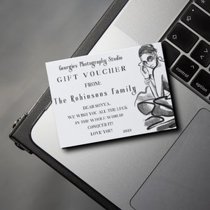 Photography Gift Card Template Photography Gift Certificate College