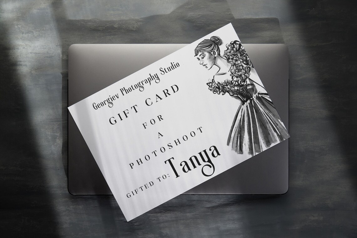 Photography Gift Card Template Photography Gift Certificate College