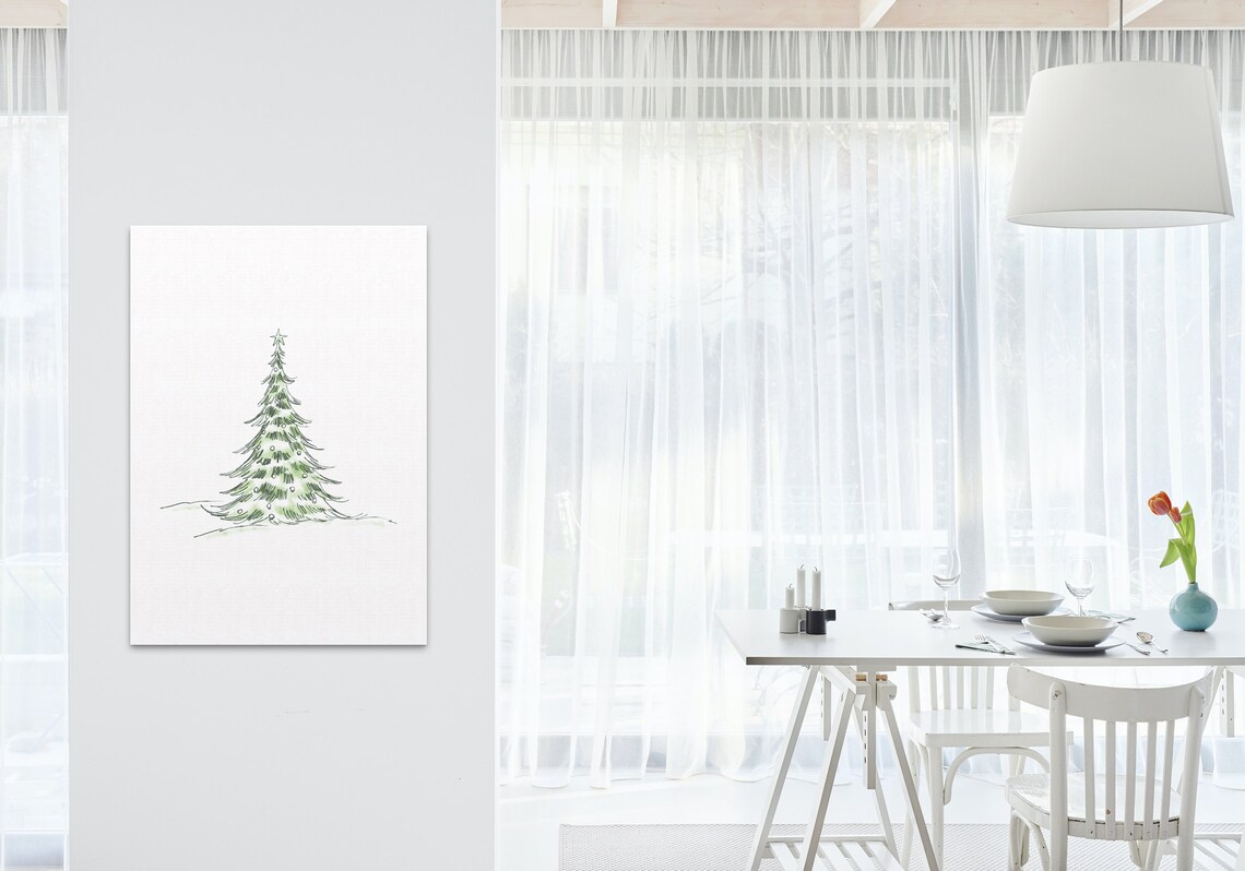 11 Christmas Wall Art Print Templates Canva Template Etsy