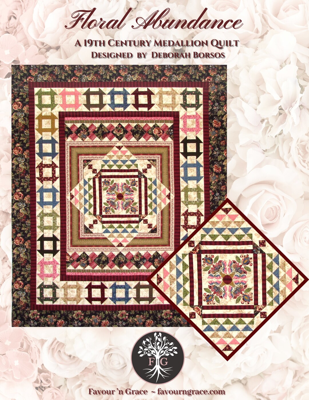 Floral Abundance Quilt Pattern - Etsy