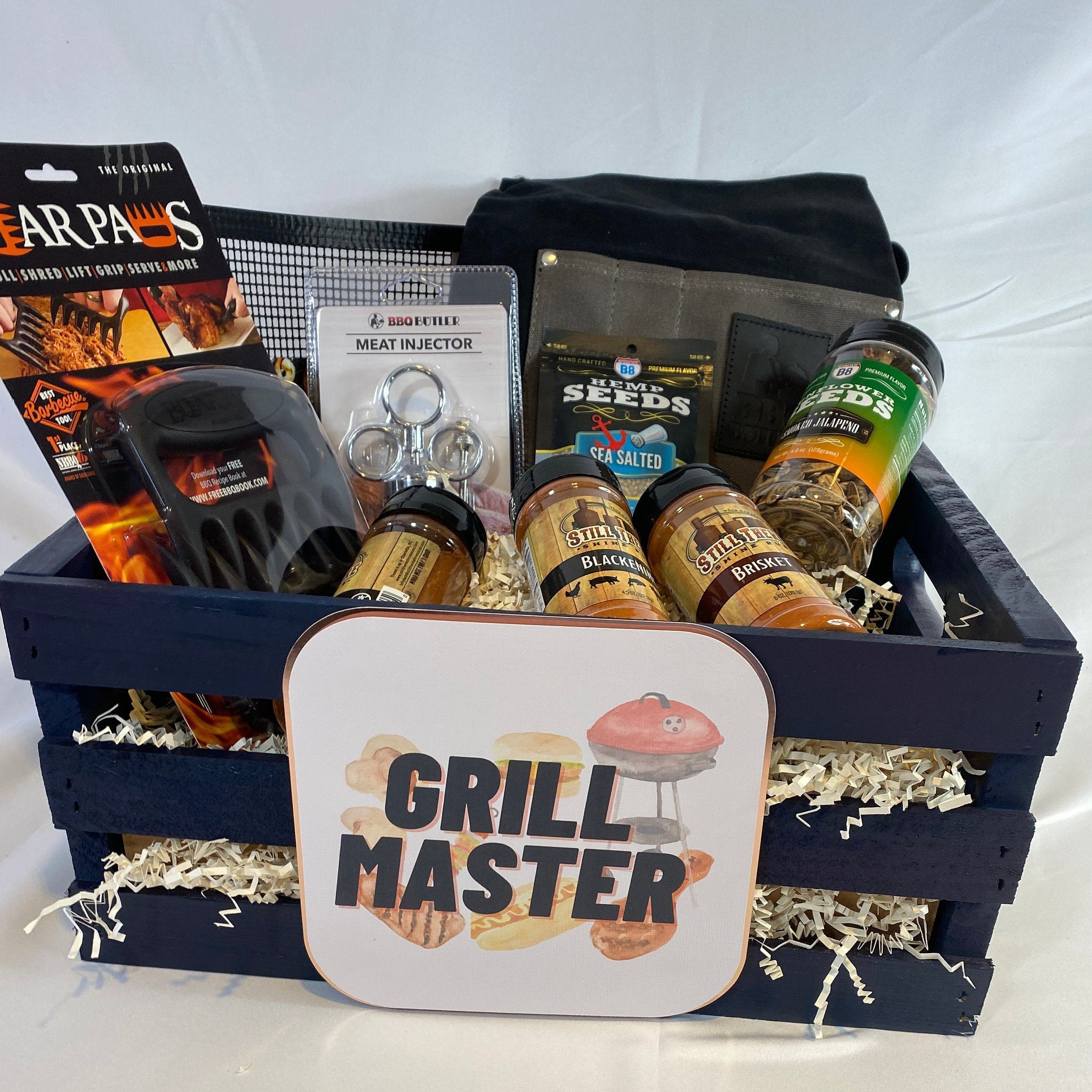 BBQ Gifts Men's Gift Basket Grill Master the best Etsy
