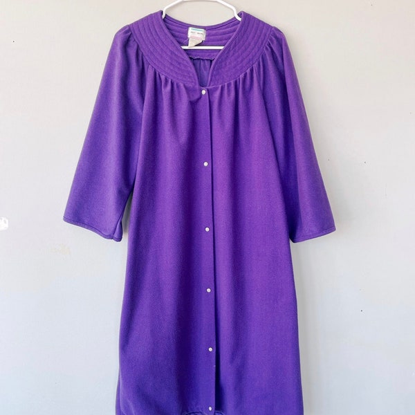 Vintage 90s Purple Robe/House Coat