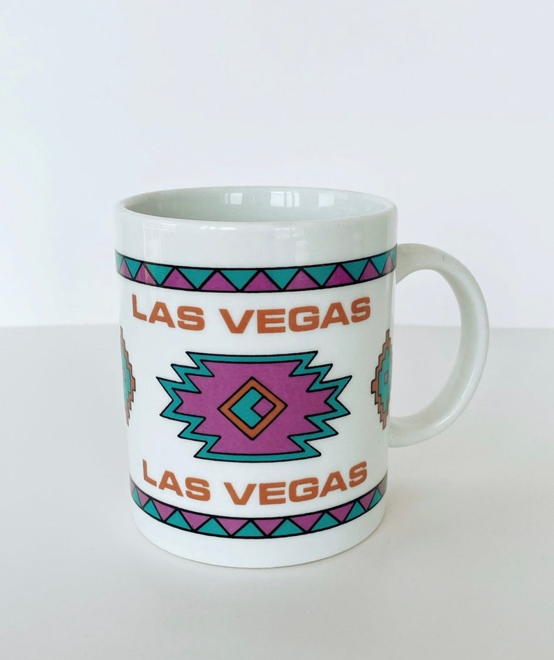 Vintage U.S. Cities Mugs Texas California Vegas image 3