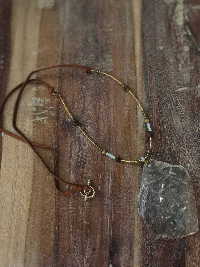 Large Quartz Necklace