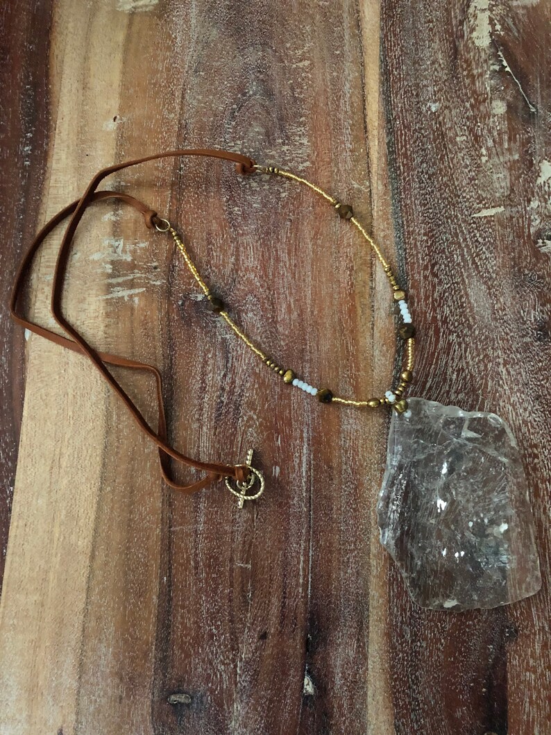 Large Quartz Necklace