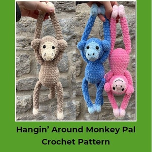 Hangin&#39; around Monkey Pal Häkelanleitung