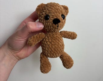 Osito de peluche tejido a crochet
