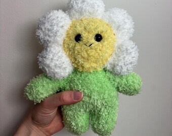 Peluche de flor de ganchillo