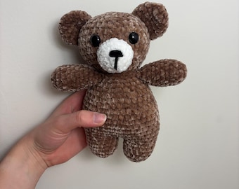 Osito de peluche tejido a crochet