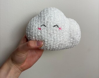 Nube de peluche tejida a crochet