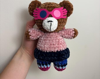 Osito de peluche Luna de crochet
