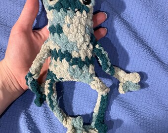 Crochet Leggy Frog finished Product Long Legged Frog Amigurumi - Etsy