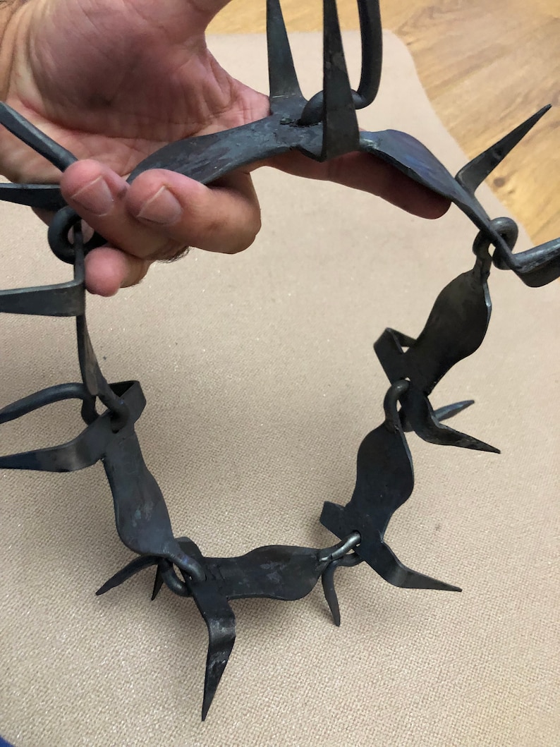 XXXL Turkish Kangal Dog Collar Iron Dog Collar Agains Wolf Attack Hot